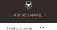 Desktop Screenshot of oysterbaybrewing.com