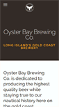 Mobile Screenshot of oysterbaybrewing.com